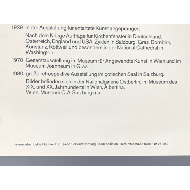 Albert Birkle, Faun with Rooster, 1980s, Screenprint and Offset Print on Paper For Sale - Image 10 of 11