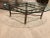 1970s Maitland Smith Style Faux Bamboo and Glass Oval Coffee Table For Sale - Image 4 of 6