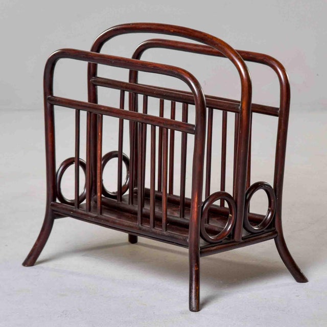 Thonet Thonet Model 33 Bentwood Magazine Rack For Sale - Image 4 of 12