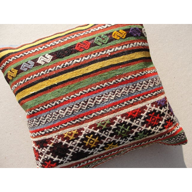 Kilim Rug Pillow Cover For Sale In New York - Image 6 of 13