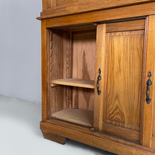 Art Nouveau Italian Sideboard in Wood, 1920s For Sale - Image 14 of 18