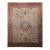 Antique Persian Kerman Lavar Rug, Hand-Knotted Wool, Floral Pattern, Ivory & Crimson, 9x12 For Sale