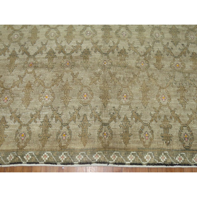 Mid 20th Century Vintage Turkish Konya in Brown and Gray Accents For Sale - Image 5 of 6