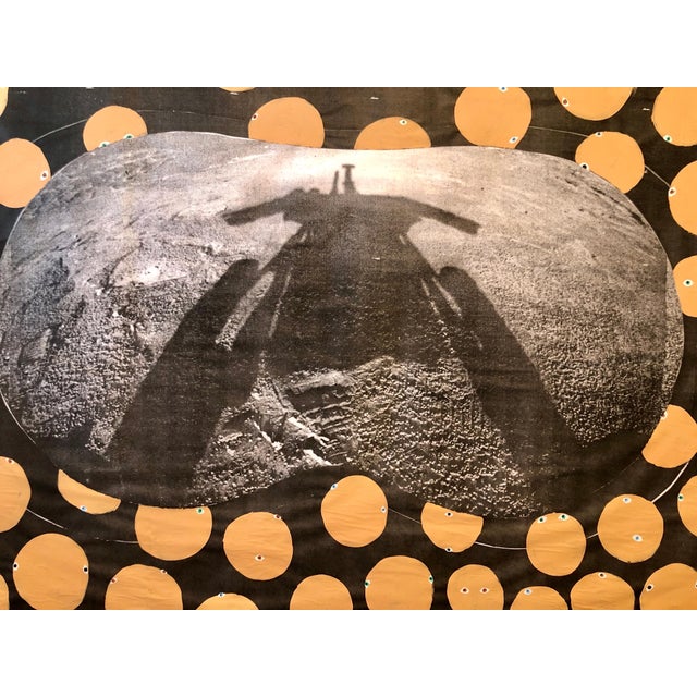 Scoli Acosta, Scoli Acosta Large Contemporary Mixed Media Painting LA Art Red Planet Collage, 2006 For Sale - Image 11 of 18