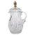 French Cut Crystal / Brass Finial Water Pitcher For Sale - Image 10 of 10