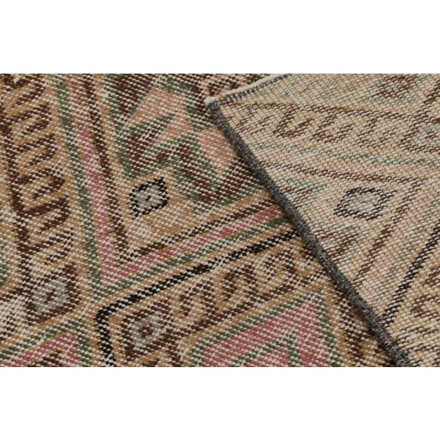 Textile 1960s Vintage Zeki Müren Runner With All-Over Tribal Geometric Patterns For Sale - Image 7 of 7