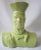 Lime Green 50's Era Bust that can actually be used as a planter or vase. It measures 10"H x 9.5"W x 5"D and is in...