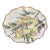Antique Limoges Hand Painted Rose Plate With Rose Petal Rim For Sale