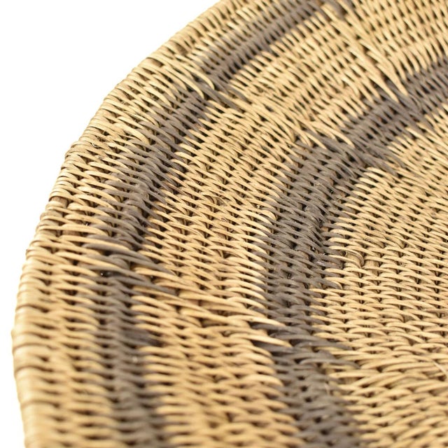 Early 20th Century Makenge Flat Wedding Basket Zambia 18.5 Inch For Sale In Denver - Image 6 of 6