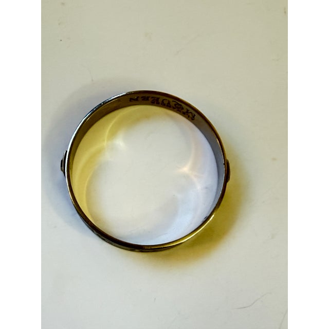 Alexander McQueen Early 2000s Alexander McQueen Skull Enamel Cuff Bracelet For Sale - Image 4 of 9