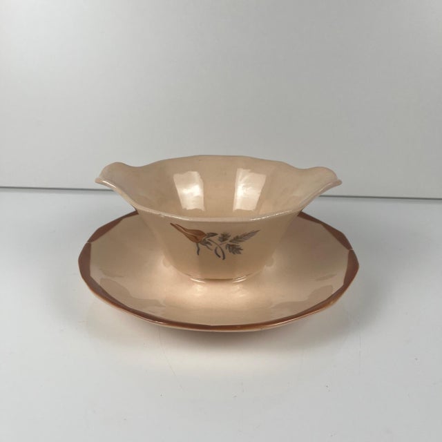 Sauce Boat from Sarreguemines, 1920s For Sale - Image 4 of 11