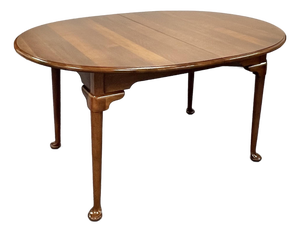 Statton Queen Anne Oldtowne Cherry Extension Dining Table
