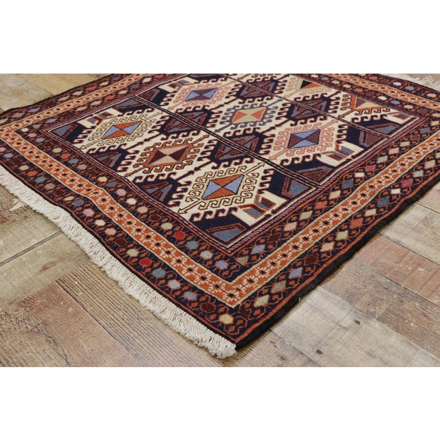Vintage Persian Shiraz Kilim Rug - 02'11 X 03'01 For Sale In Dallas - Image 6 of 9