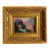 "Hills in Shadow" Original Mixed Media by Jessalin Beutler With Vintage Frame For Sale