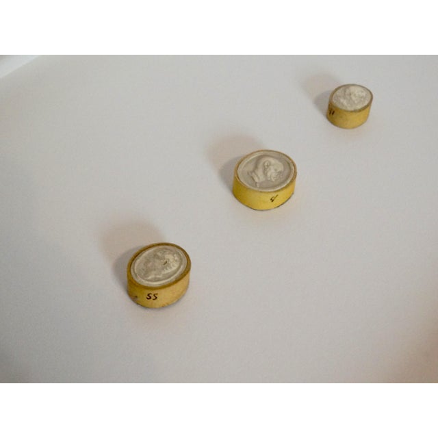 1820's Framed Genuine Antique Grand Tour Intaglios, Set of 2 For Sale - Image 12 of 12