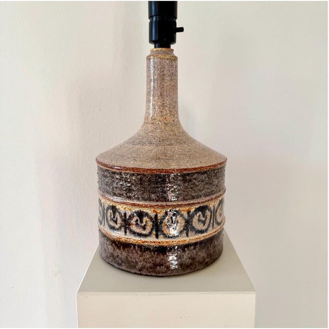 Mid-Century Modern Large Danish Table Lamp Base by Jette Hellerøe for Axella, 1960s For Sale - Image 3 of 9