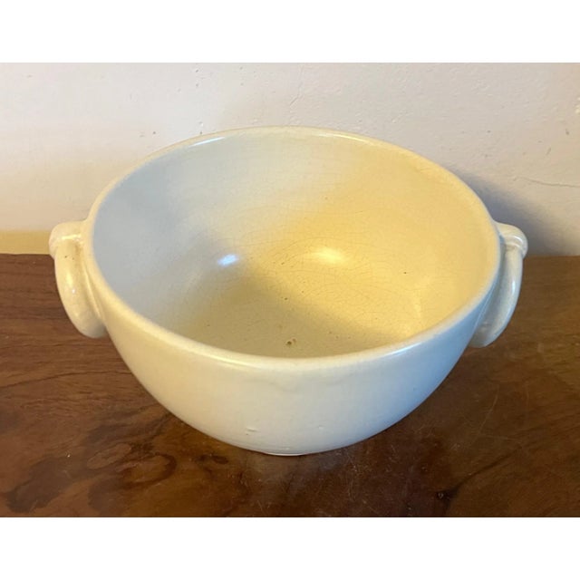 French Art Deco Pottery Bowl for Ovington Bros. New York City 1920's For Sale - Image 9 of 13