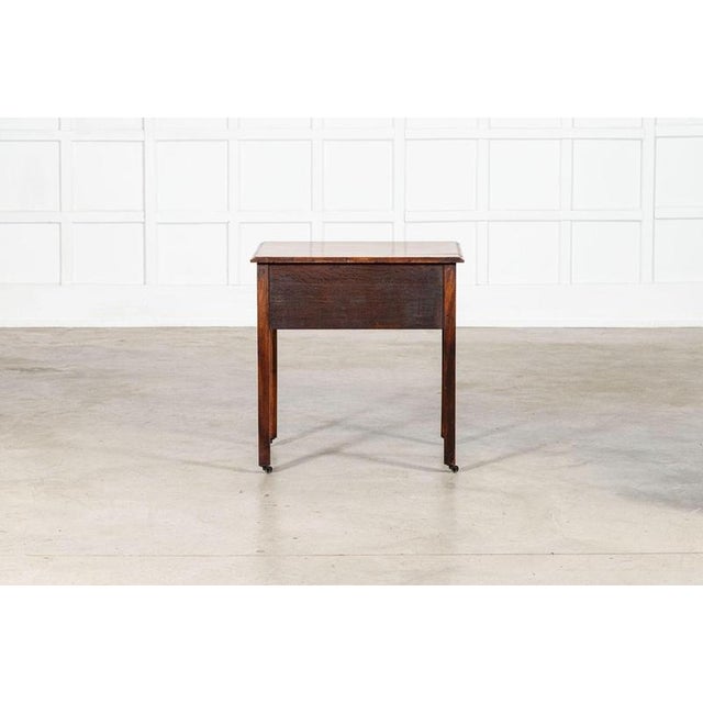 George III English Writing Table in Mahogany, 1780 For Sale - Image 15 of 16