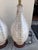 Italian Pair of Italian Studio Ceramic Table Lamps With Walnut Bases, C. 1960s For Sale - Image 3 of 12