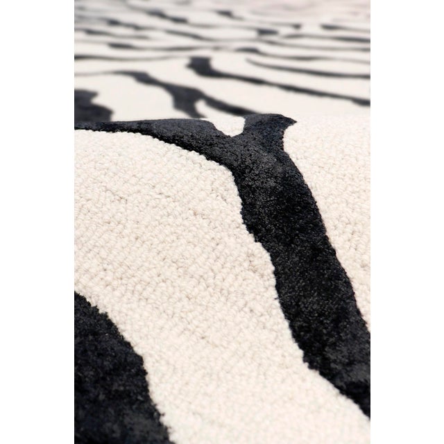 Transitional Edgar Hand-Tufted Ivory Area Rug- 4' 0'' X 6' 0'' For Sale - Image 3 of 5