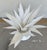 Currey & Company Currey & Company Modern White Meta Agave Sculptures Pair For Sale - Image 4 of 6