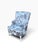 English Hickory Chair Company Upholstered Slipper Chair For Sale - Image 3 of 7
