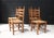 1960s Vintage French Rustic Ladder-Back Dining Chairs, 1960, Set of 4 For Sale - Image 5 of 18