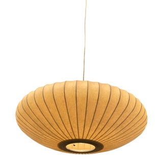 1950s George Nelson "Saucer" Bubble Pendant Lamp For Sale