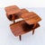 Restored Mid Century Modern Solid Walnut Sculptural Step Tables For Sale - Image 11 of 12