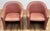 Vintage MCM Barrel Chairs in Blush Leather, a Pair For Sale - Image 4 of 11