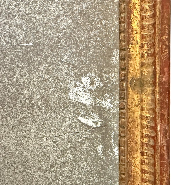 Late 18th-Early 19th Century French Gilt Mirror For Sale - Image 10 of 11