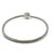 1990s 1990s David Yurman London Blue Topaz Cuff Bracelet Size M Silver 3 mm Estate For Sale - Image 5 of 5