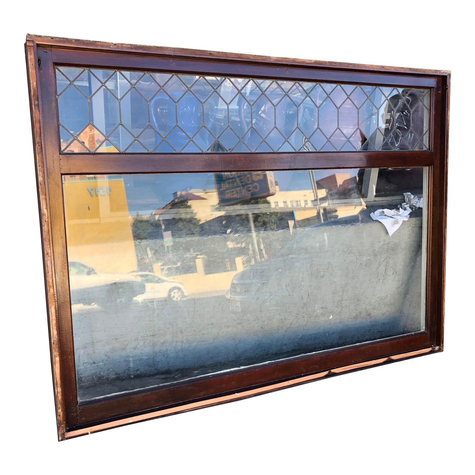 1920s Tudor Style Leaded Glass Bay Window Chairish