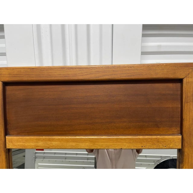 Traditional Walnut Mirror, Late 20th Century For Sale - Image 3 of 6