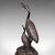 Vintage Okimono Figure, Two Cranes, Japanese, Bronze, Bird Study, Art Deco, 1940 For Sale - Image 10 of 12