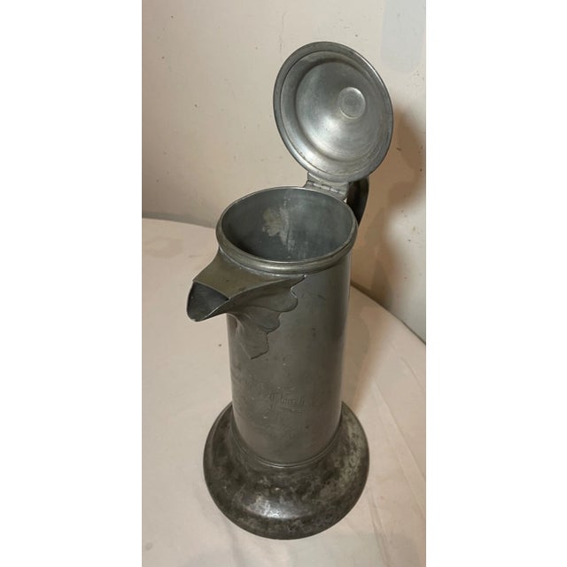 Antique 1800's Pewter Methodist Episcopal Church Presentation Tankard Flagon For Sale - Image 10 of 15