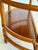 1940s Modernist Rattan & Mahogany Demilune Side Table by Rattanage For Sale In Naples, FL - Image 6 of 12