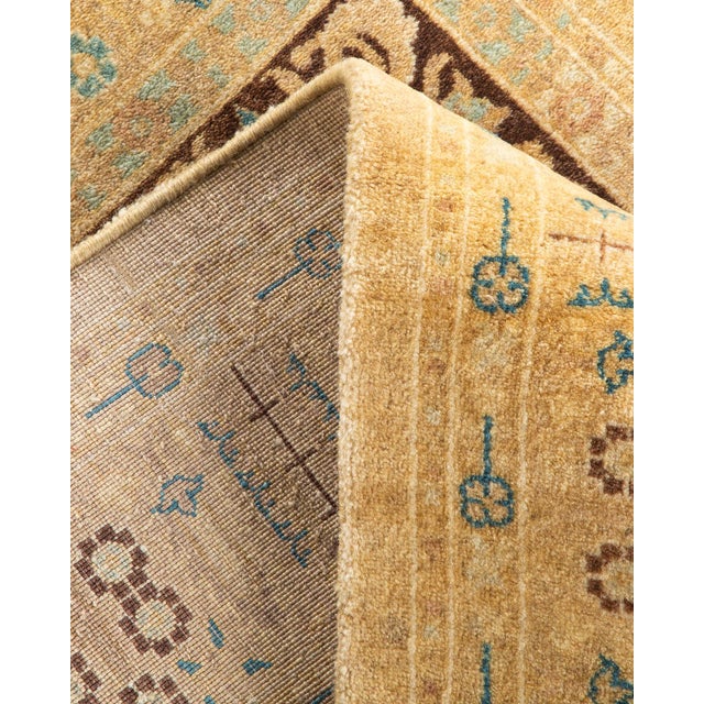 Mogul, One-of-a-Kind Hand-Knotted Runner Rug - Ivory, 3' 0" x 8' 9" For Sale In New York - Image 6 of 8