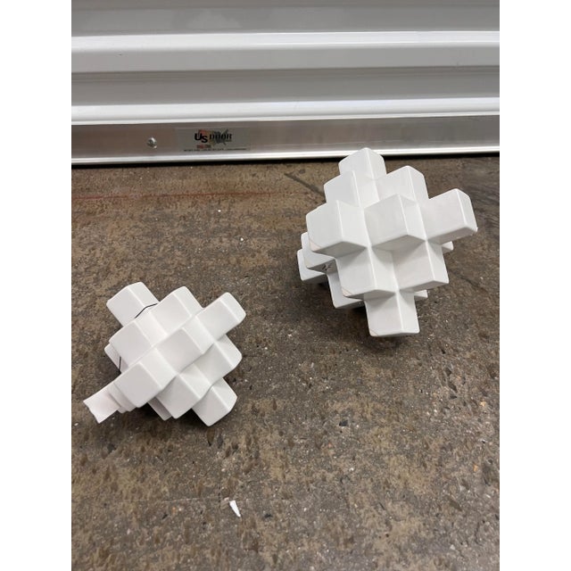 Set of 2 Global Views "Puzzle" Sculptures For Sale In Baltimore - Image 6 of 6