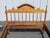Full size Poster Spool Bed Frame made from solid Fruitwood. Floor to bottom of rail 11" Floor to top of rail 17"