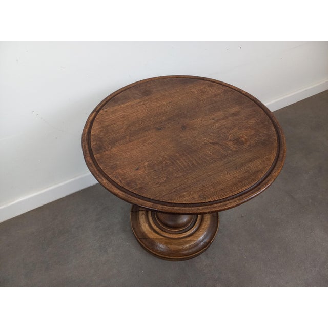 Vintage Brutalist Pedestal Table, 1950s For Sale - Image 12 of 18