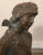 Metal 20th Century School Brutalist Bronze Sculpture of Standing Woman, Signed For Sale - Image 7 of 9