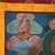Traditional Antique Tibetan Hand Painted Silk and Canvas Thangka with Figures, Circa 1920 For Sale - Image 3 of 12
