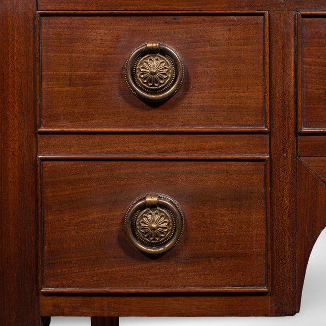 Antique Writing Table, English, Kneehole Desk, Home Office, Study, Regency, 1820 For Sale - Image 11 of 12