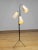 Swedish Floor Lamp with Jute Fabric Shades by Svend Aage Holm-Sørensen, 1950s For Sale - Image 3 of 10