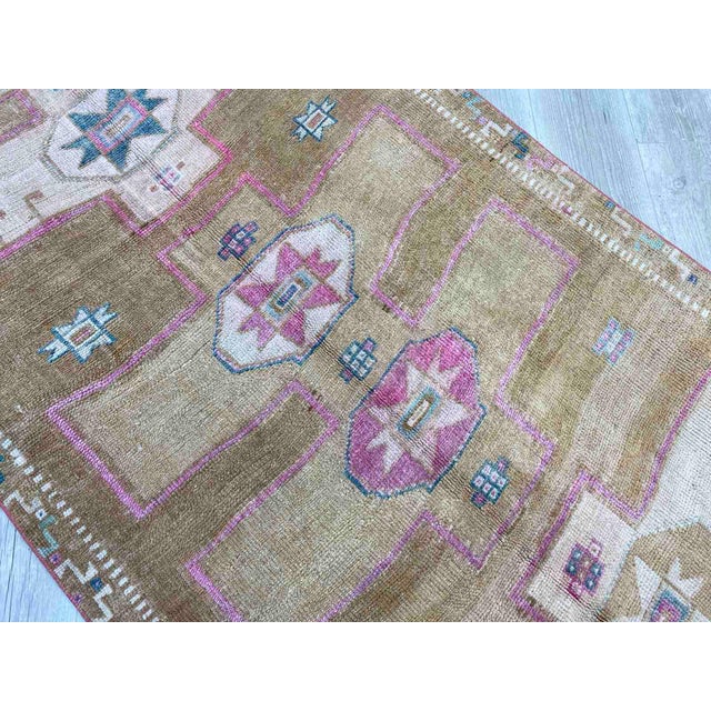 Traditional 1960s Turkish Rug Runner - 43"x130" For Sale - Image 3 of 13