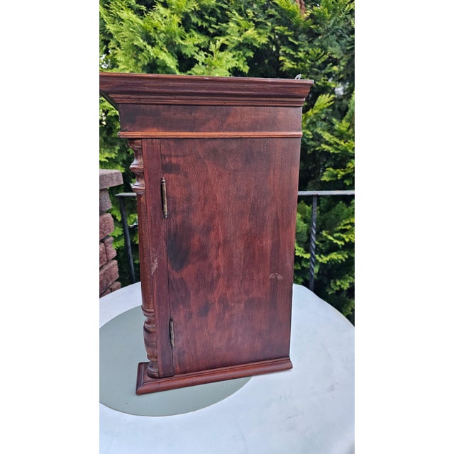 Neo-Baroque Cabinet with Stained-Glass Panel For Sale - Image 15 of 17
