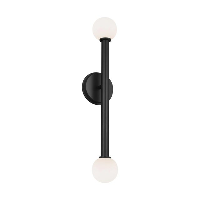 Visual Comfort Visual Comfort Studio Nodes Double Sconce, Black For Sale - Image 4 of 6