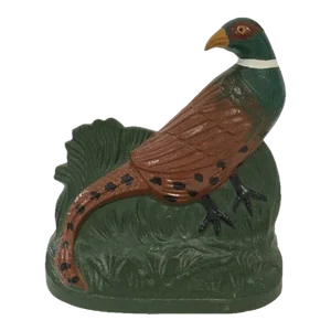 Vintage Cast-iron Pheasant Doorstop