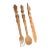 Mid Century Tribal Hand Carved Wooden Serving Utensils- Set of 3 For Sale